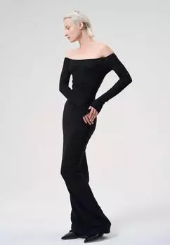 Платье ажурное черное SERAYA