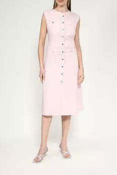 Платье без рукавов из льна и хлопка UNQ