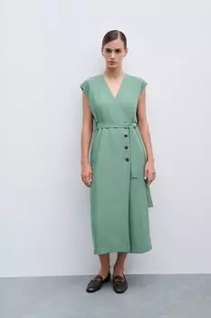 Платье без рукавов на поясе DREAMS by Alena Akhmadullina