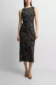 Платье без рукавов приталенное SABRINA SCALA