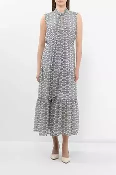 Платье без рукавов с бантом на шее BELUCCI