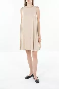 Платье без рукавов с добавлением льна COLORPLAY