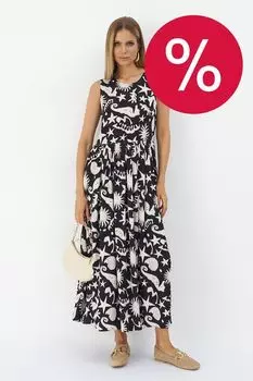 Платье без рукавов с расклешенной юбкой ElectraStyle