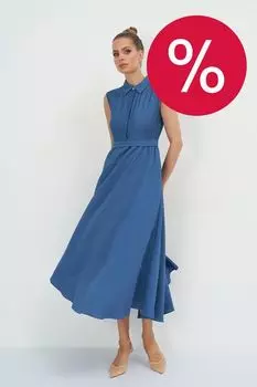 Платье без рукавов с расклешенной юбкой ElectraStyle