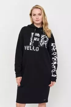 Платье трикотажное с капюшоном Franco Vello