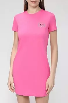 Платье-футболка из хлопка Chiara Ferragni