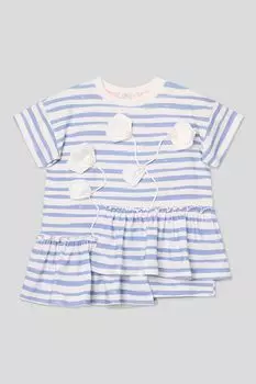 Платье хлопковое асимметричного кроя Choupette