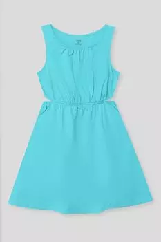 Платье хлопковое без рукавов и вырезами на талии OVS