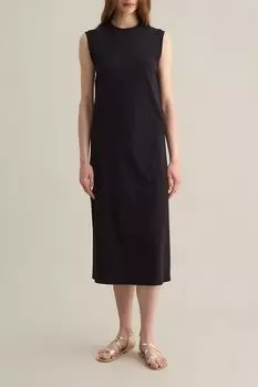 Платье хлопковое без рукавов Piombo