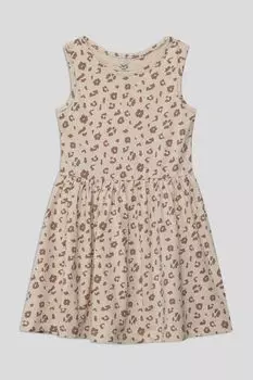 Платье хлопковое без рукавов с принтом OVS