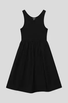 Платье хлопковое без рукавов с пышной юбкой OVS