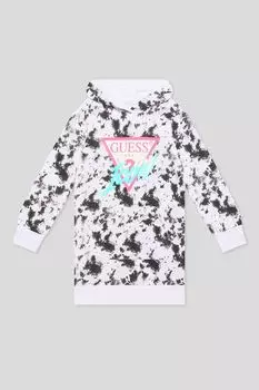 Платье хлопковое с капюшоном Guess