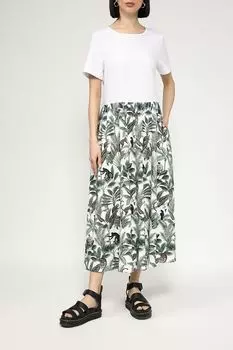 Платье хлопковое с принтом BELUCCI