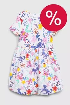 Платье хлопковое с принтом Desigual