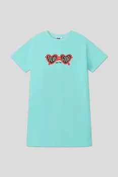 Платье хлопковое с принтом GIOCO