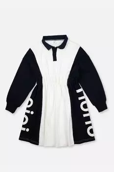 Платье хлопковое с принтом nininono