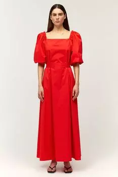 Платье хлопковое с пышным рукавом Fashion Rebels