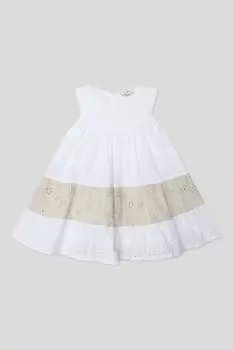 Платье хлопковое с шитьем Fagottino