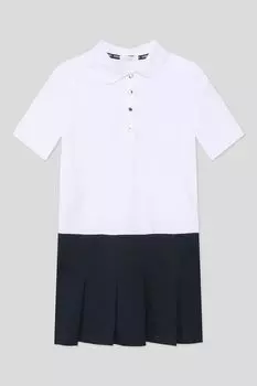 Платье хлопковое с юбкой в складку Choupette