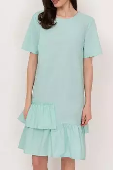 Платье хлопковое с воланами Franco Vello