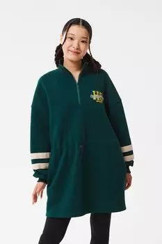 Платье хлопковое с воротником на молнии SMENA