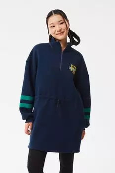 Платье хлопковое с воротником на молнии SMENA