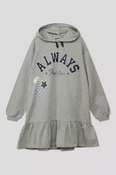 Платье-худи с принтом Mayoral