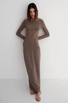 Платье из мерцающего трикотажа облегающего кроя LAROOM