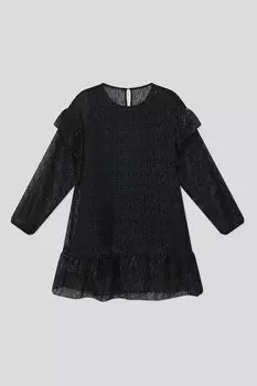 Платье из шифона в точку Choupette