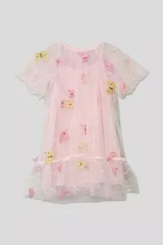 Платье из тюля с декором бабочки Choupette