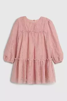 Платье из тюля с воланами Mayoral