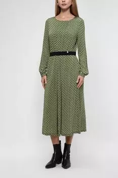 Платье из вискозы с принтом Apart