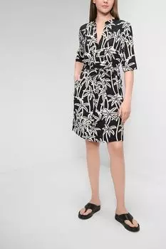 Платье из вискозы с принтом Scotch & Soda