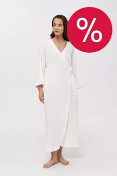 Платье-кимоно из смесового льна MARC & ANDRE