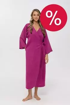 Платье-кимоно из смесового льна MARC & ANDRE