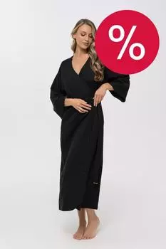 Платье-кимоно из смесового льна MARC & ANDRE