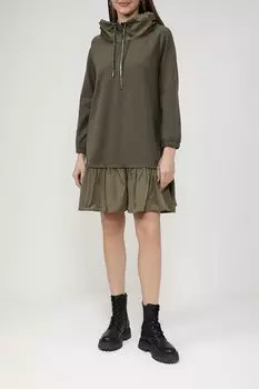 Платье комбинированное с воротником на кулиске Rinascimento