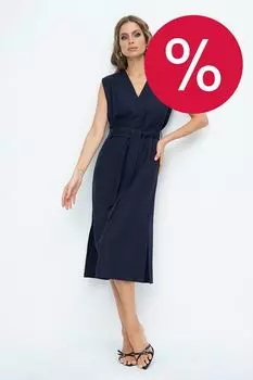 Платье льняное без рукавов ElectraStyle