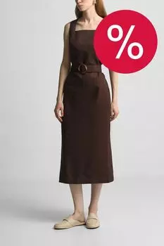 Платье льняное с поясом SABRINA SCALA