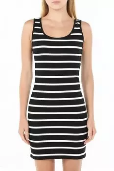 Платье-майка хлопковое в полоску OVS