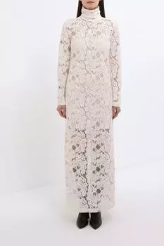 Платье макси из кружева SABRINA SCALA