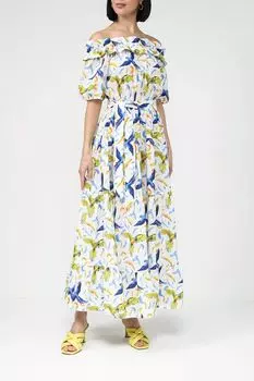 Платье макси с открытыми плечами BELUCCI