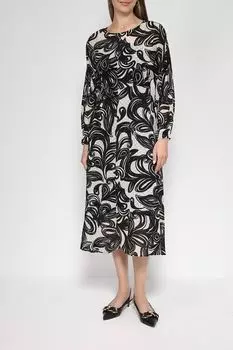 Платье макси с принтом Emme Marella