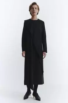 Платье миди архитектурного кроя DAISYKNIT