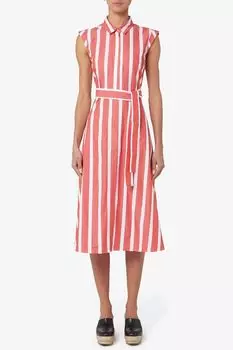 Платье-миди из хлопка Emme Marella