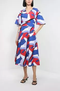 Платье-миди из хлопка Perspective