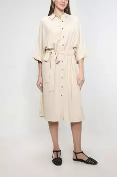 Платье миди на пуговицах Chemisier FRACOMINA