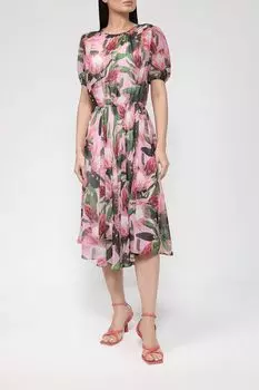 Платье миди с цветочным принтом BELUCCI