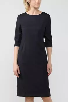 Платье миди с круглым вырезом SABRINA SCALA