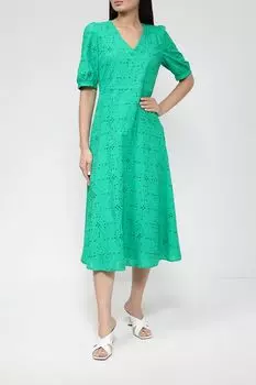 Платье миди с кружевом кроше Emme Marella